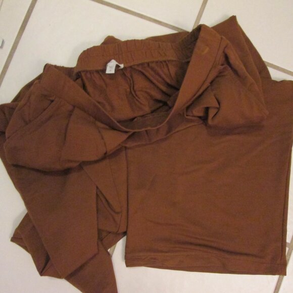 GARNET HILL WIDE LEG ELASTIC WAIST PULL ON COMFORT PANTS SIZE MEDIUM - Picture 2 of 4